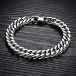 Load image into Gallery viewer, mens stainless steel chain bracelet 
