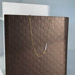 Load image into Gallery viewer, sterling silver 18k gold plated paperclip pearl necklace
