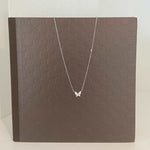 Load image into Gallery viewer, sterling silver rhodium plated prima butterfly necklace
