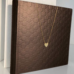 Load image into Gallery viewer, sterling silver 18k gold plated solo heart necklace
