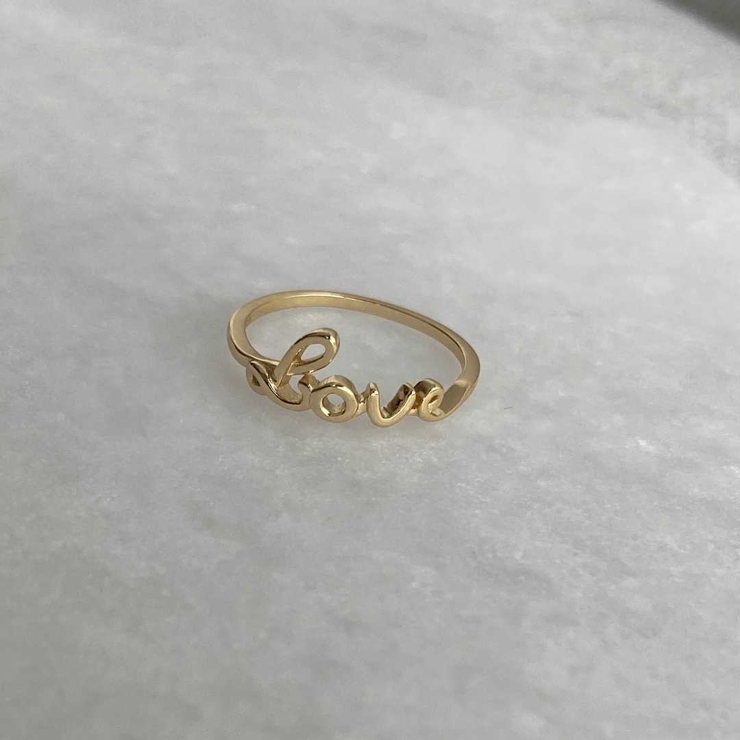 sterling silver 18k gold plated wrapped in love ring